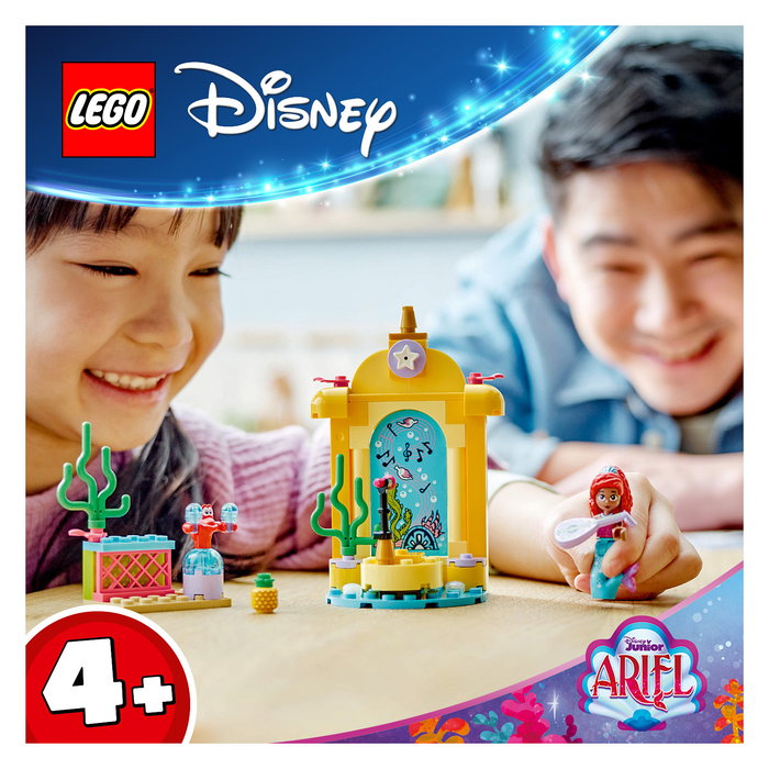 LEGO 43235 Disney Princess Escenario Musical de Ariel - Juego de Construcción con 60 Piezas para Niños y Niñas de 4 Años o Más