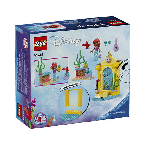 LEGO 43235 Disney Princess Escenario Musical de Ariel - Juego de Construcción con 60 Piezas para Niños y Niñas de 4 Años o Más