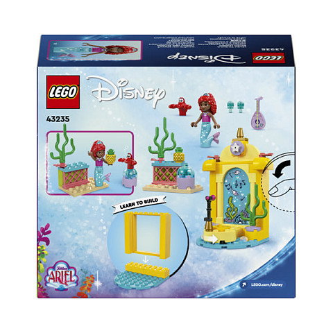 LEGO 43235 Disney Princess Escenario Musical de Ariel - Juego de Construcción con 60 Piezas para Niños y Niñas de 4 Años o Más