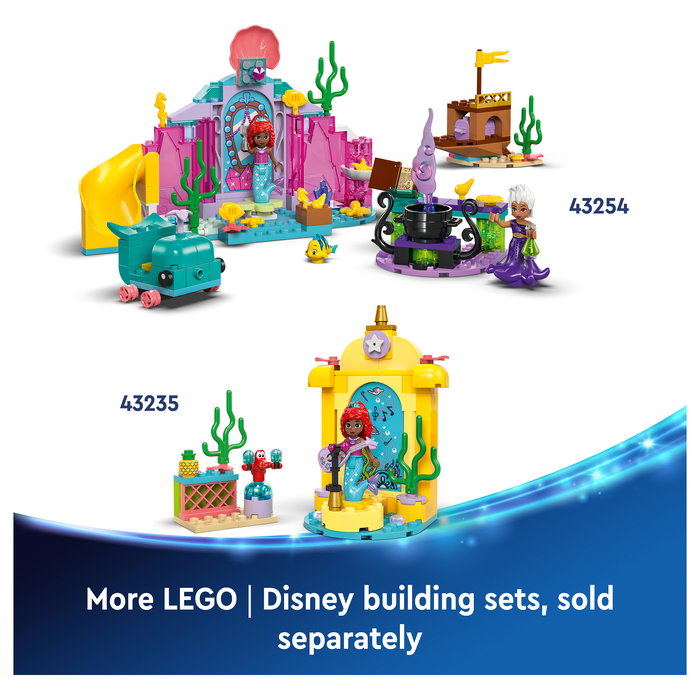 LEGO 43235 Disney Princess Escenario Musical de Ariel - Juego de Construcción con 60 Piezas para Niños y Niñas de 4 Años o Más