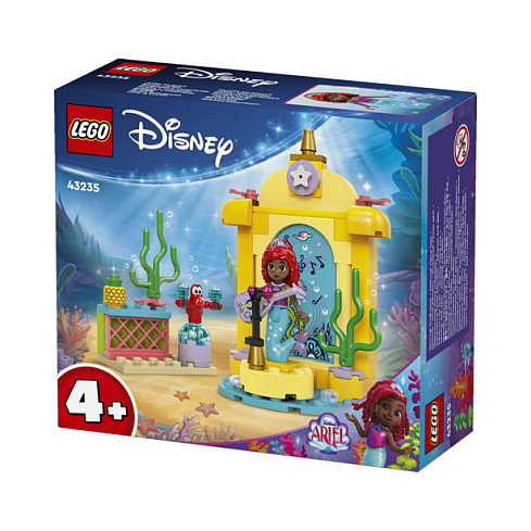 LEGO 43235 Disney Princess Escenario Musical de Ariel - Juego de Construcción con 60 Piezas para Niños y Niñas de 4 Años o Más