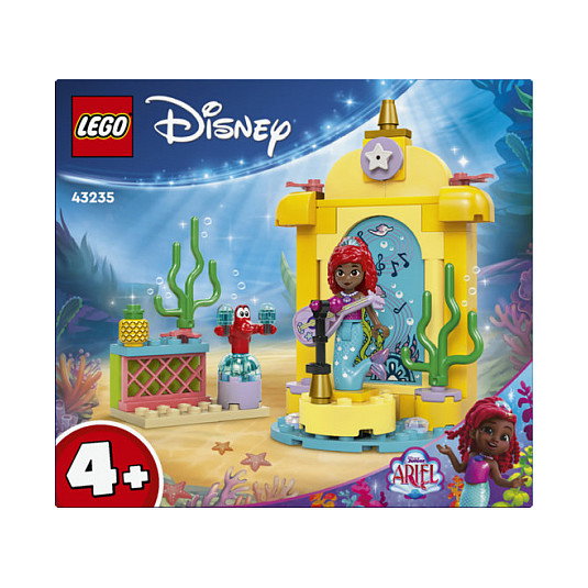 LEGO 43235 Disney Princess Escenario Musical de Ariel - Juego de Construcción con 60 Piezas para Niños y Niñas de 4 Años o Más