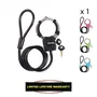 Master Lock 8275EURDPRO Cable para candado con esposas, 1 m, 8 mm de diámetro, ideal para scooters y bicicletas, revestimiento de vinilo