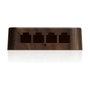 Ubiquiti Paquete de 3 Cubiertas de Madera para UniFi In-Wall HD