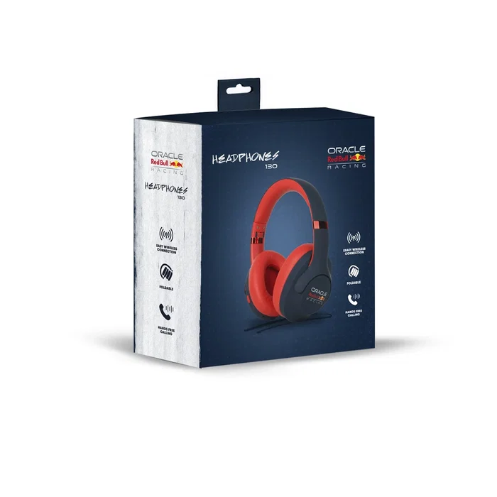 Red Bull Racing Auriculares AURA RB-HP130 Over-Ear Azul y Rojo