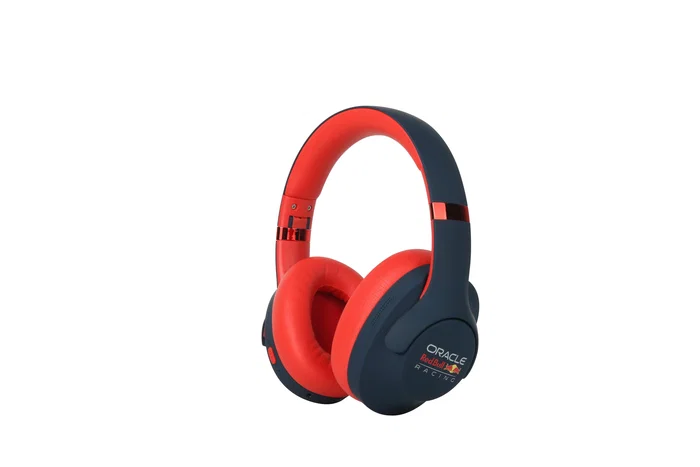 Red Bull Racing Auriculares AURA RB-HP130 Over-Ear Azul y Rojo