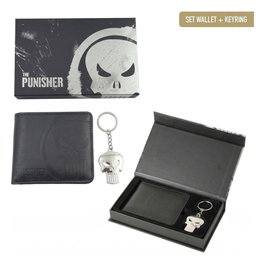 Cerdá Set de regalo Marvel Punisher con cartera y llavero