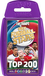 Winning Moves World Football Stars Juego de cartas 200 Pack Edición Alemana