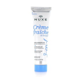 Creme Fraiche de Beaute, Hidratante, Crema, leche desmaquillante & mascarilla voluminizadora 3-en-1, 100 ml