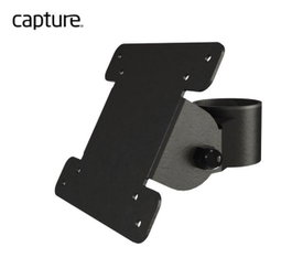 Capture Kit de Montaje en Poste para Pantalla VESA 75/100, Soporte SNS-201, Inclinación y Rotación Ajustable, Carga Hasta 8 Kg