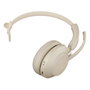 Jabra Evolve2 65 Mono UC con Ladestation y Link 380c, beige