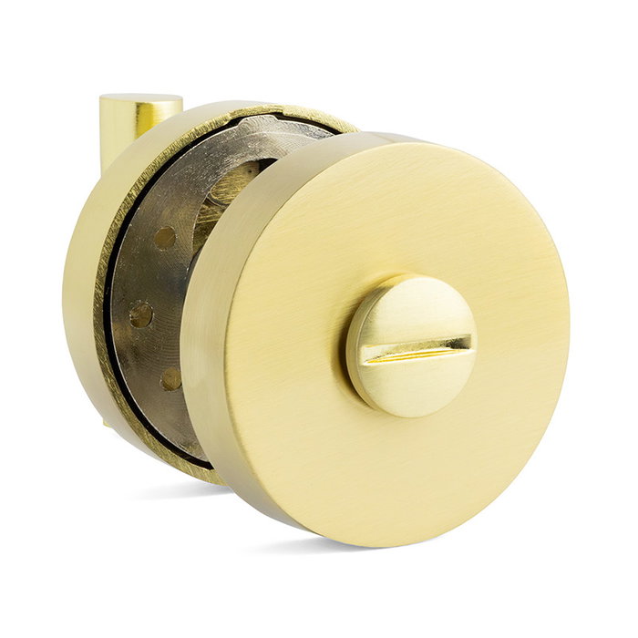 JANDEL Muletilla Desbloqueo "T" Ø50Mm Latón Mate, Negro Mate, Níquel Satinado para Baños y Aseos