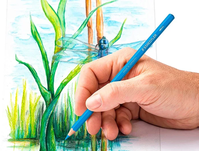 Staedtler Design Journey 14610C Lápices de Colores Acuarelables, Estuche de Metal, 12 Unidades