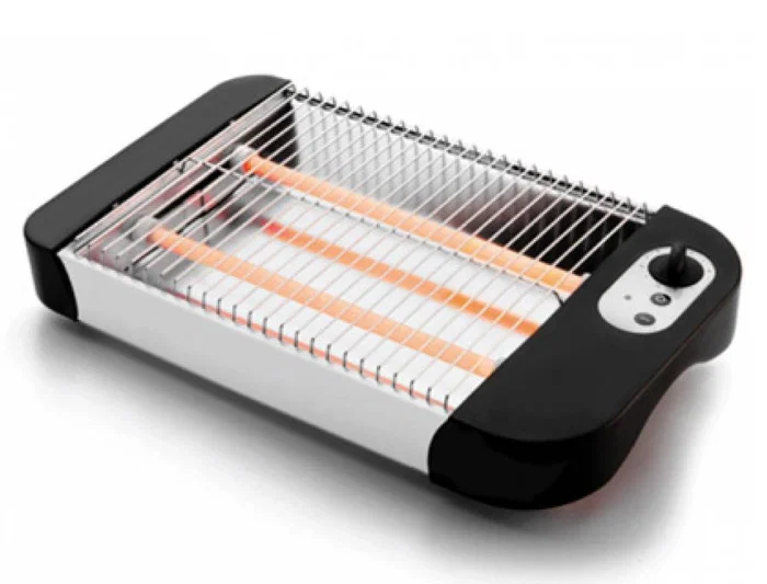 Lacor Tostador Eléctrico Horizontal 600W con Bandeja Recogemigas 36x21x6,5 cm