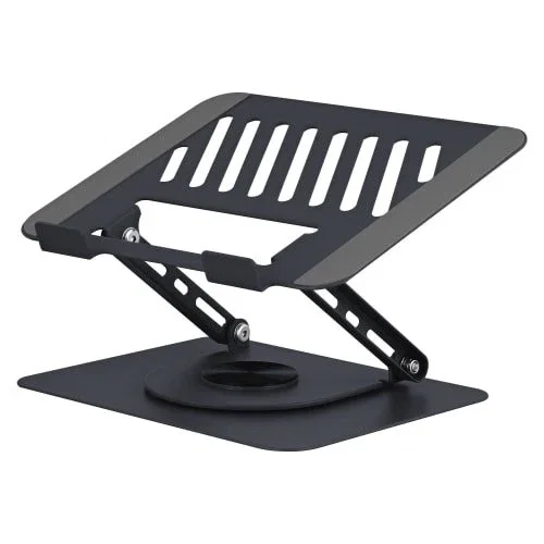 T'nB NBSTAND360 Soporte Giratorio para Portátil y Tablet 360°, Negro/Aluminio, Ajustable en Altura 2-17 mm, Compatible hasta 38.1 cm (15") T'nB NBSTAND360 Soporte Giratorio para Portátil y Tablet 360°, Negro/Aluminio, Ajustable en Altura 2-17 mm, Compatible hasta 38.1 cm (15")