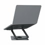 T'nb Iclick Soporte Metálico Giratorio 360° para Portátil, Gris Oscuro