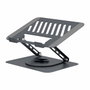 T'nb Iclick Soporte Metálico Giratorio 360° para Portátil, Gris Oscuro