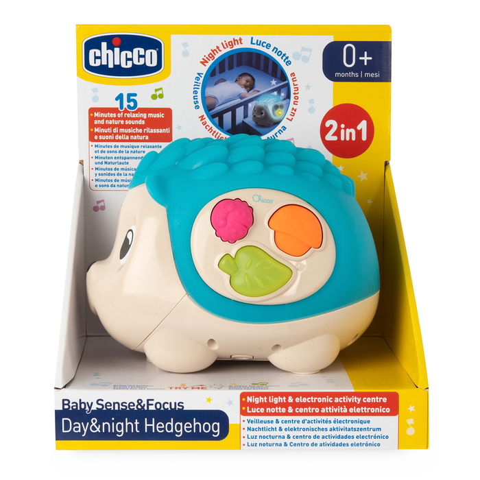 Chicco 00011592000000 Erizo Día y Noche Centro de Actividades Lámpara de Noche +0 Meses