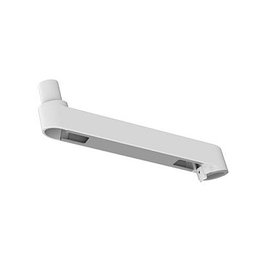 Ergotron Conector para Tubo de Extensión de 9 Pulgadas (98-731-290), Brazo de Extensión, Blanco, Aluminio, Soporte 10 kg, Giro 180°, Cable Management