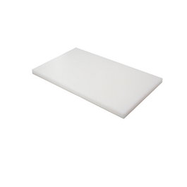 DURPLASTICS Tabla de Corte Blanca de Fibra, Modelo POLIT, 50x30x2 cm