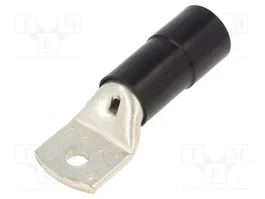 BM GROUP Punta de anillo tubular aislada M8 negro 4/0AWG