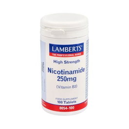 LAMBERTS Nicotinamida Vitamina B3 250 mg 100 comprimidos