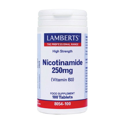 LAMBERTS Nicotinamida Vitamina B3 250 mg 100 comprimidos