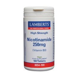 Lamberts Nicotinamida 250mg (vitamina B3) 100 tabletas