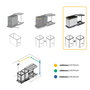 Emuca Recycle Inox 2x12litros Contenedor de reciclaje