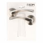 Edm Juego de roseta modelo 707 de aluminio, níquel satinado, ø65 mm