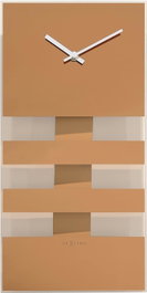 Nextime Reloj de Pared 2855CO Bold Stripes Dorado