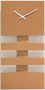 Nextime Reloj de Pared 2855CO Bold Stripes Dorado