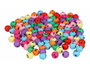 Innspiro Bote de Cuentas de Plástico Redondas con Letras Colores Surtidos 7,5mm