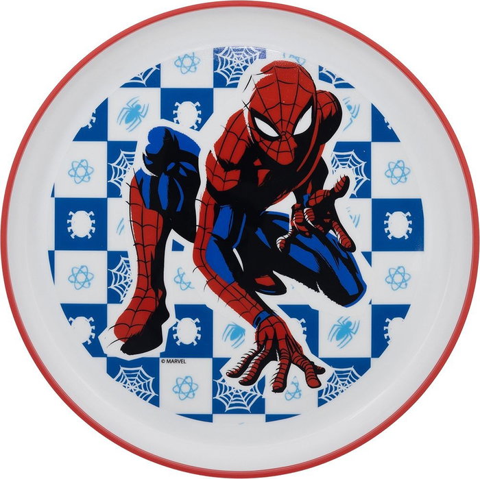 Licensing Plato Antideslizante Bicolor Premium Spiderman
