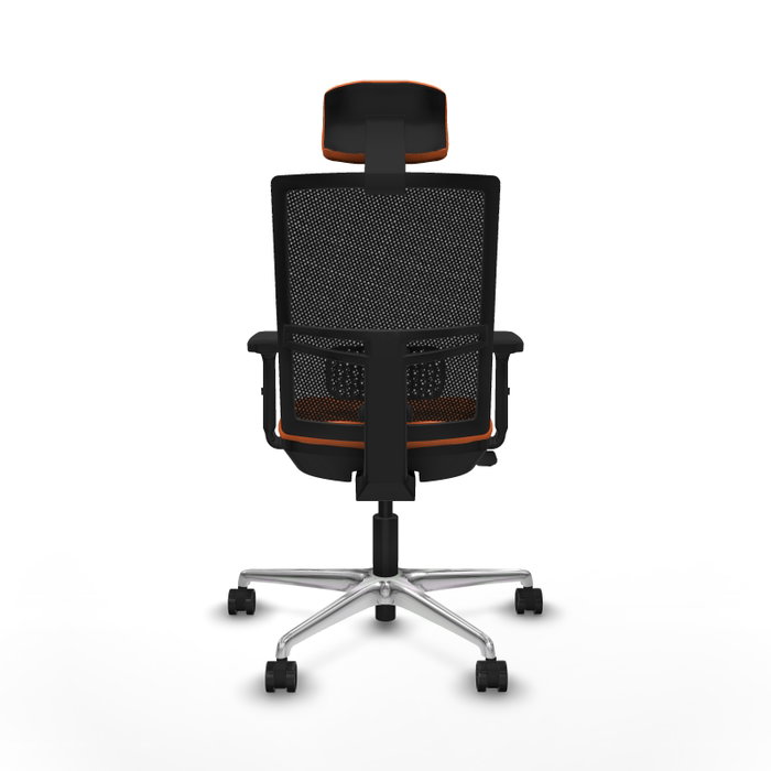 PIQUERAS Y CRESPO Silla de oficina Yunquera Naranja y Negro PIQUERAS Y CRESPO Silla de oficina Yunquera Naranja y Negro