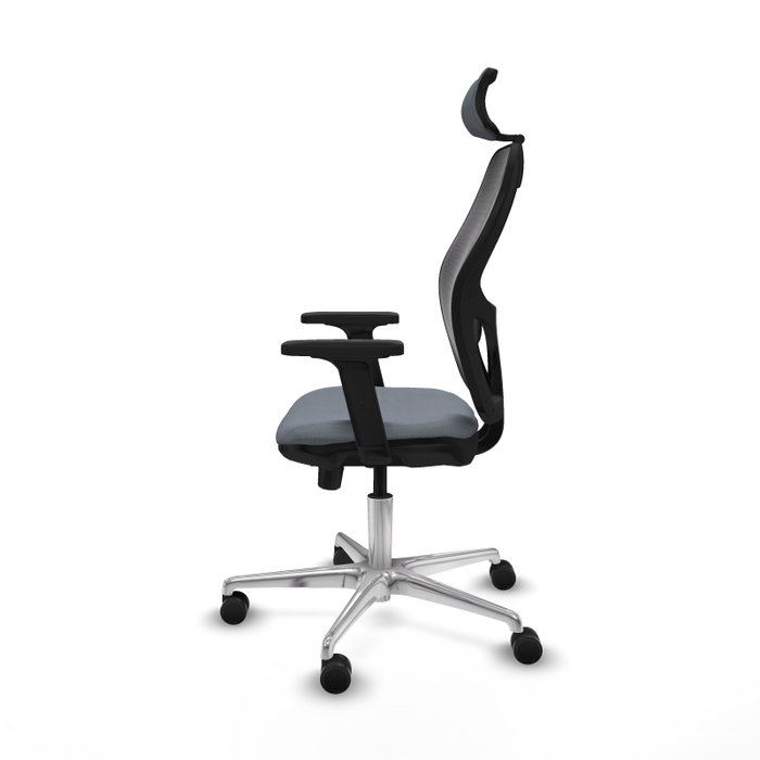 PIQUERAS Y CRESPO Silla de oficina Jorquera Gris y Negro