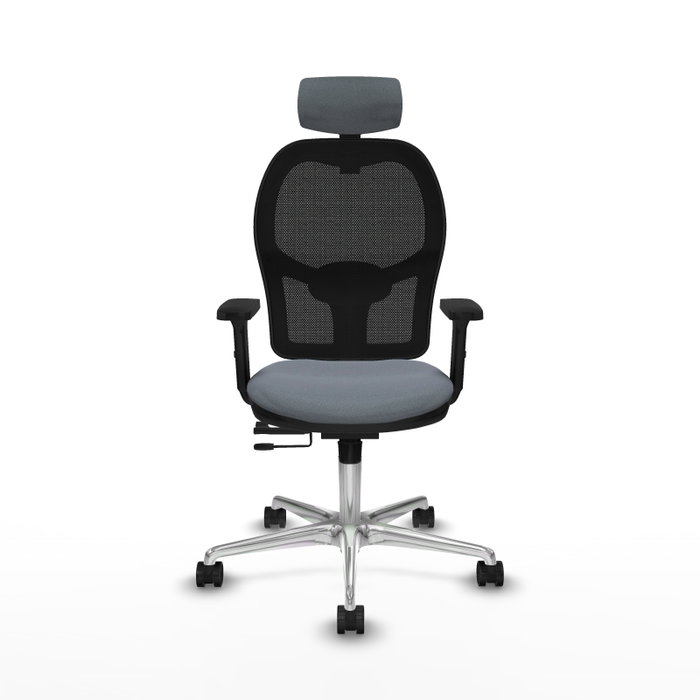 PIQUERAS Y CRESPO Silla de oficina Jorquera Gris y Negro