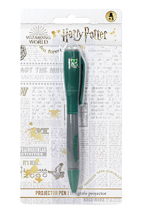 Slytherin Boligrafo con Luz Harry Potter