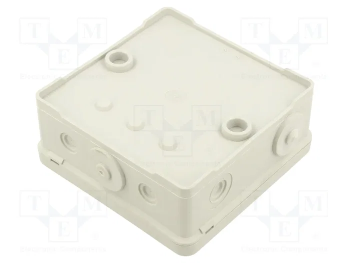 SIMET Caja de conexiones con diafragmas de membranas 100x100x52mm SIMET Caja de conexiones con diafragmas de membranas 100x100x52mm