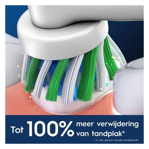 Braun Oral-B CrossAction Recambio de Cabezal Cepillo Eléctrico, Pack de 6 Unidades, Compatible con Series Oral-B