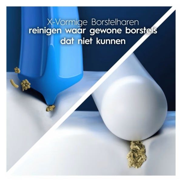 Braun Oral-B CrossAction Recambio de Cabezal Cepillo Eléctrico, Pack de 6 Unidades, Compatible con Series Oral-B