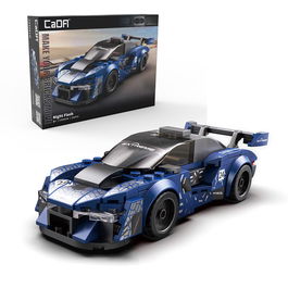 DEQUBE Night Flash 162 Pzas Coches de Construcción Deportivos +8 Años