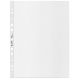 Funda Multitaladro Leitz Recycle Gran Capacidad Pp 100Μ Piel De Naranja A4+ 11 Tal. Bolsa De 25