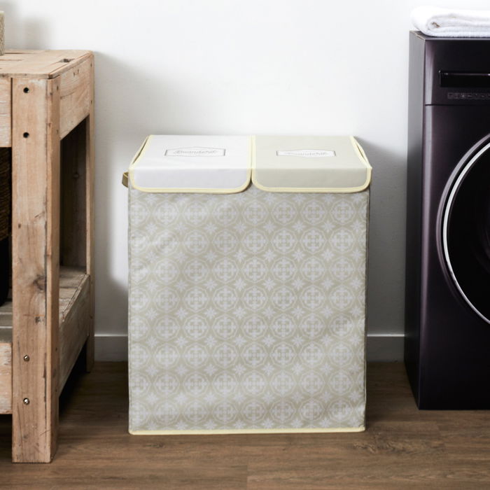 Je cherche une Idee Cesta Colada Doble Ma Petite Buand 50x41x57 Poliéster