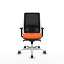 PIQUERAS Y CRESPO Silla de oficina Horna Naranja y Negro