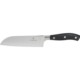 Victorinox Grand Maitre Santoku Knife, Negro / Plata