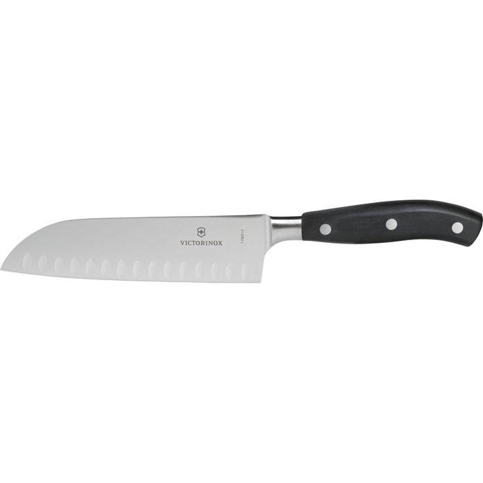 Victorinox Grand Maitre Santoku Knife, Negro / Plata Victorinox Grand Maitre Santoku Knife, Negro / Plata