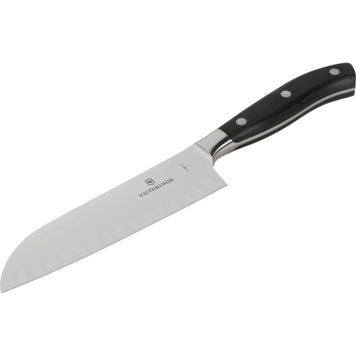 Victorinox Grand Maitre Santoku Knife, Negro / Plata Victorinox Grand Maitre Santoku Knife, Negro / Plata