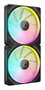 Corsair CO-9051028-WW Ventilador LX140 RGB Negro Doble Pack