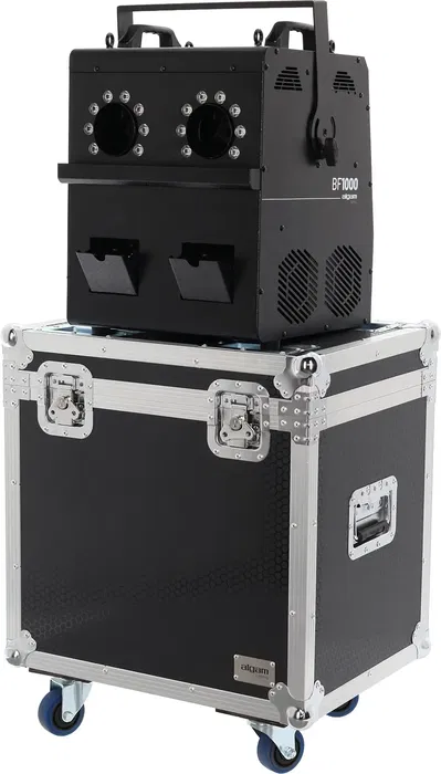 ALGAMLIGHT Flight Case con Ruedas para X1 BF1000 - Maleta de Transporte Protectora con Compartimento Lateral y 4 Ruedas Giratorias ALGAMLIGHT Flight Case con Ruedas para X1 BF1000 - Maleta de Transporte Protectora con Compartimento Lateral y 4 Ruedas Giratorias